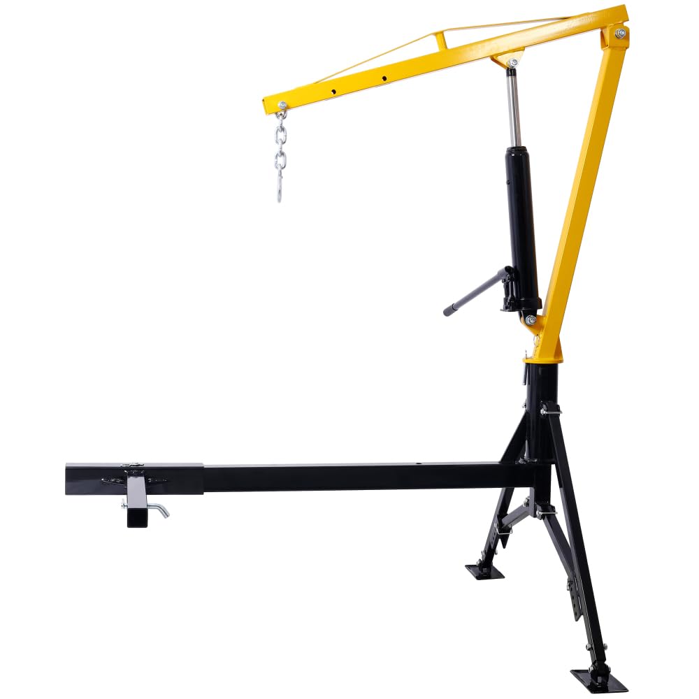 1000 lbs Hydraulic Truck Bed Crane Hoist Q90811