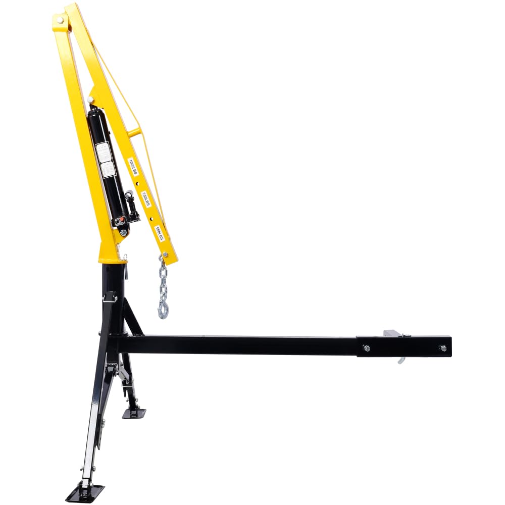 1000 lbs Hydraulic Truck Bed Crane Hoist Q90811