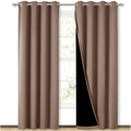 Cappuccino Blackout Curtains 52" x 84" 2 Panels X52494