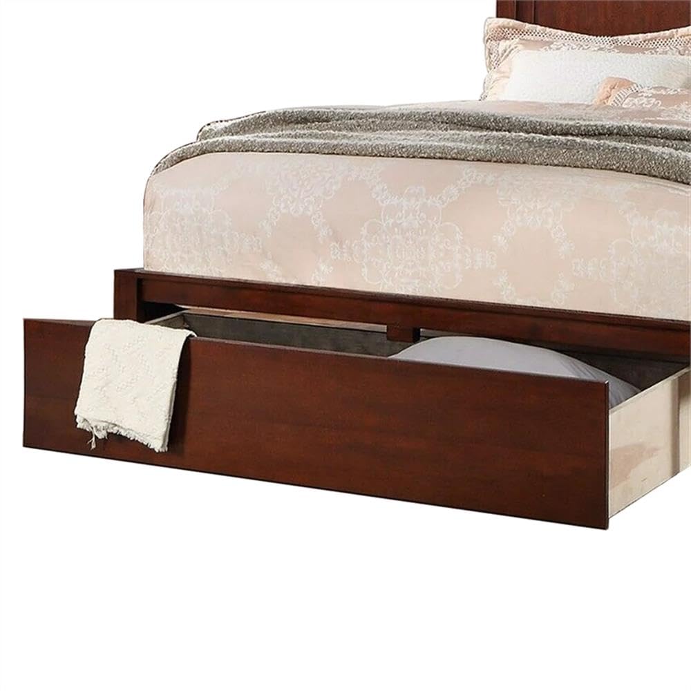 California King Panel Bed with Storage Drawers X730
