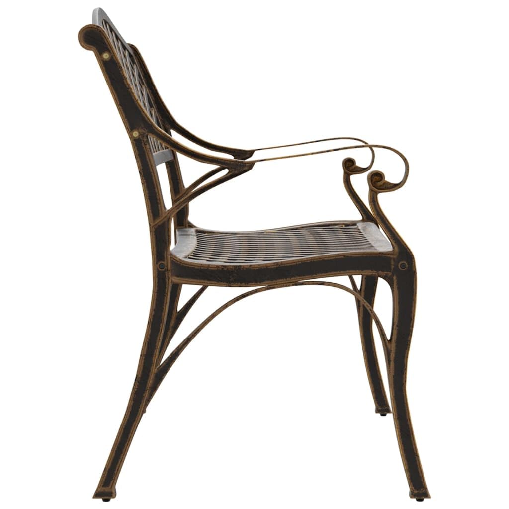 Bronze Cast Iron Garden Bench E45142