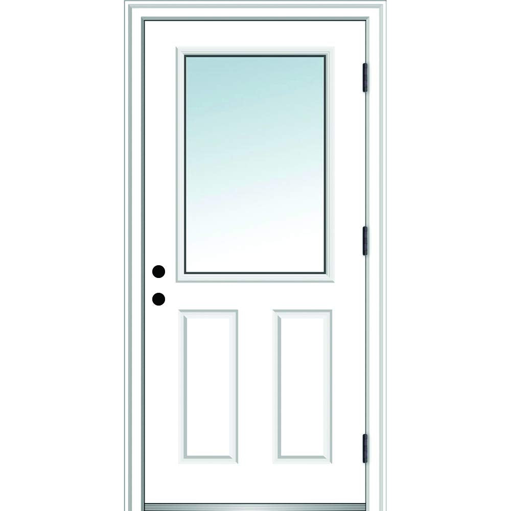 Steel Primed Left Hand Outswing Prehung Door 36"x80" J62952