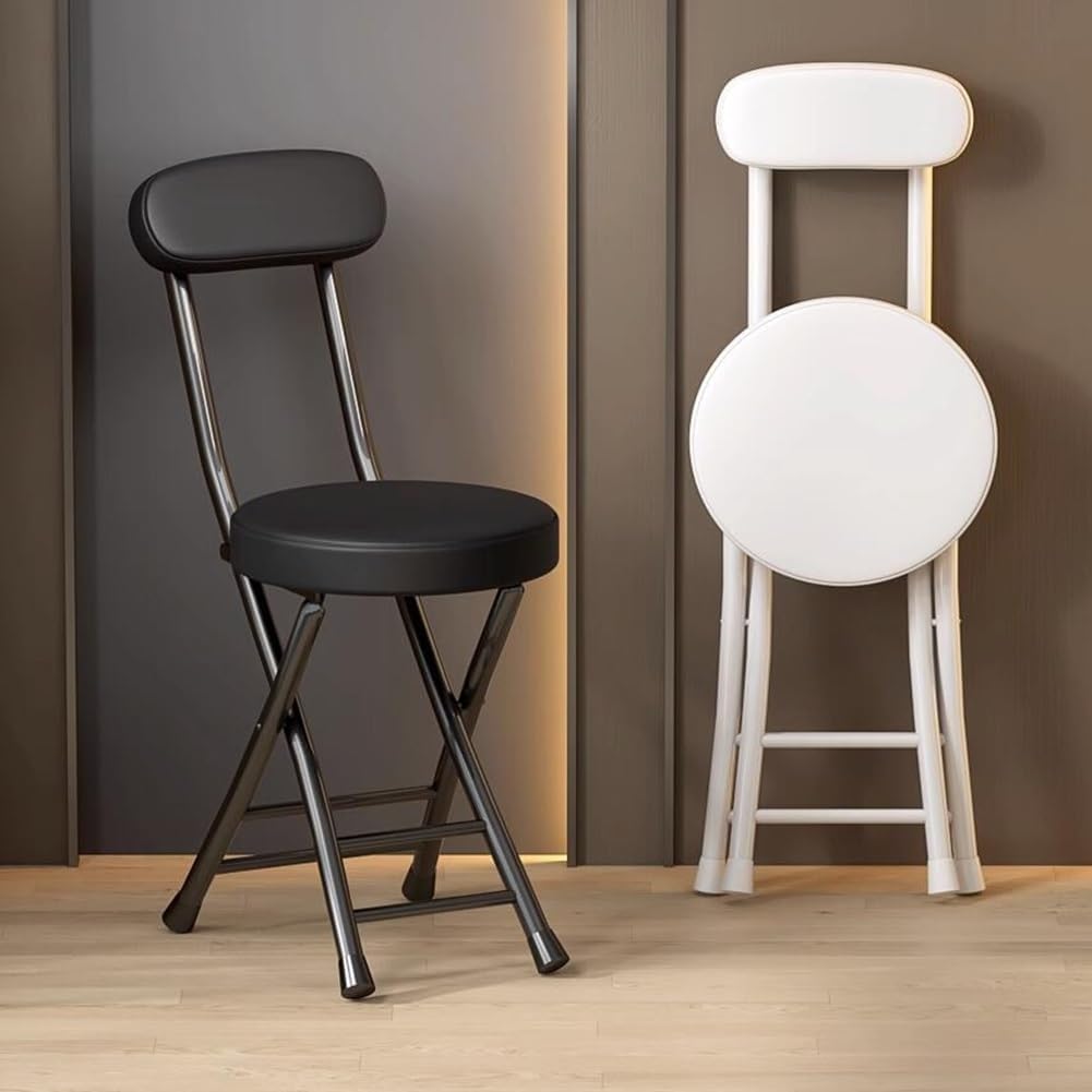 Black 18 Inch Folding Stool I6628