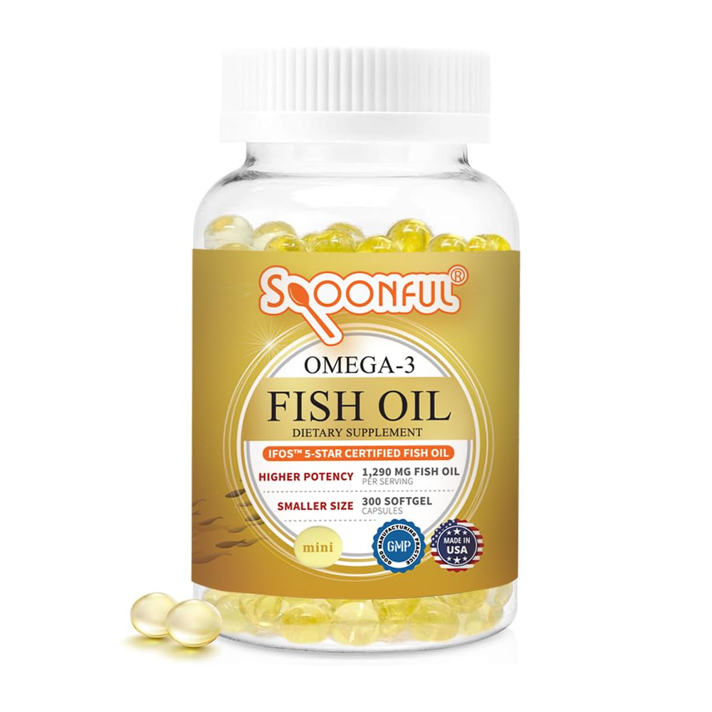 Mini Omega 3 Fish Oil 1290 mg Softgels P886