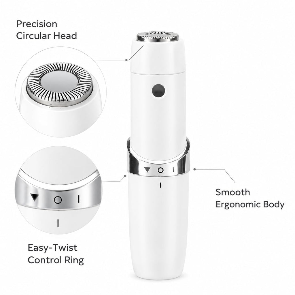Portable Electric Facial Hair Remover with LED Light B5775