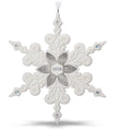 Porcelain Snowflake Christmas Ornament E510311