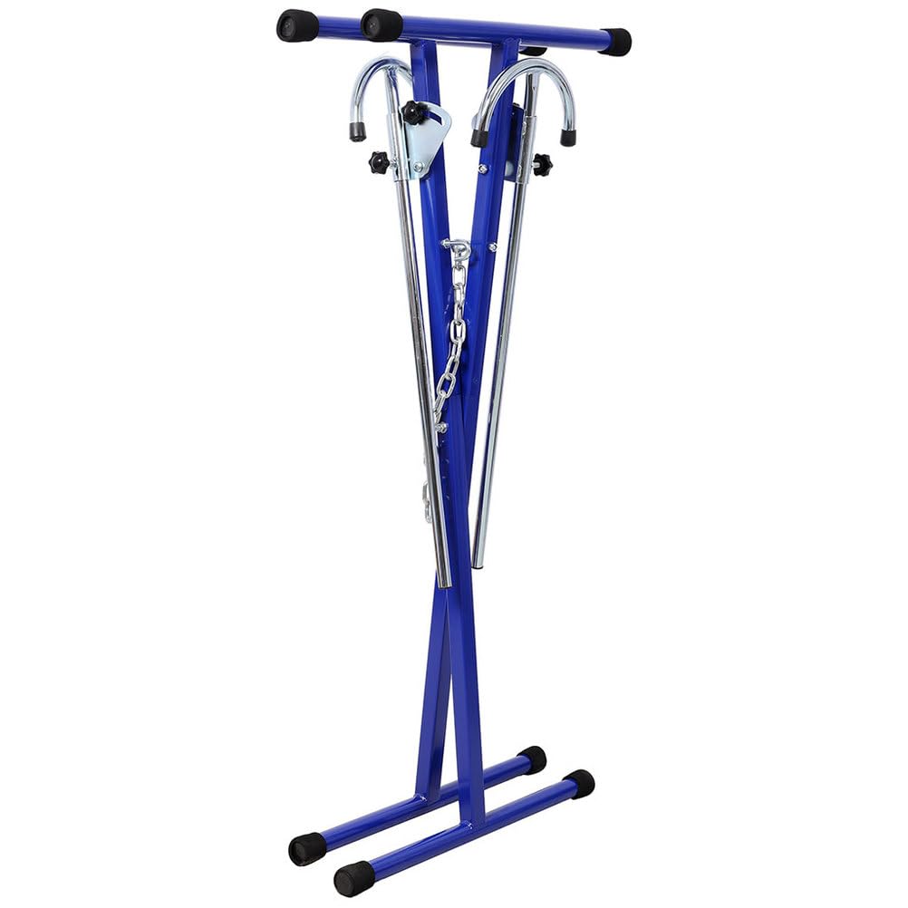 Folding Steel Bumper Stand, 200 LBS Capacity Adjustable with Extendable Arms N642784