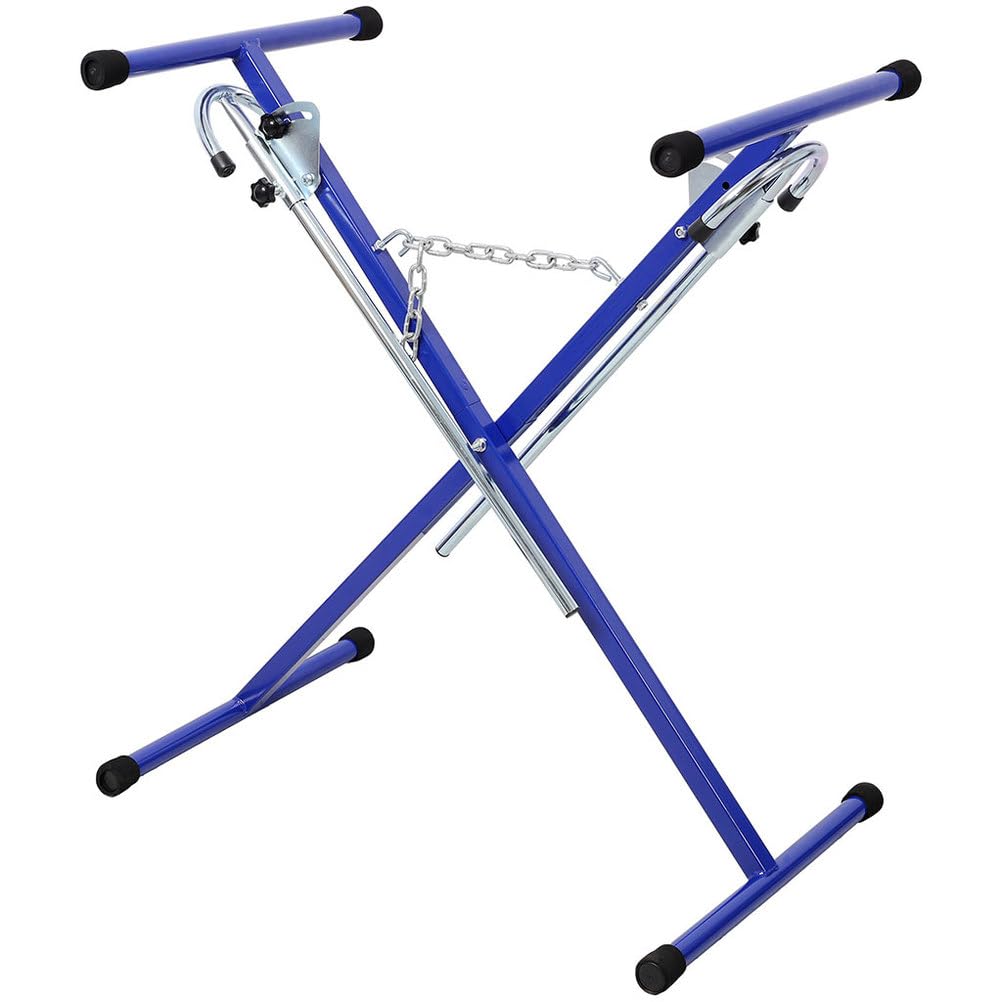 Folding Steel Bumper Stand, 200 LBS Capacity Adjustable with Extendable Arms N642784