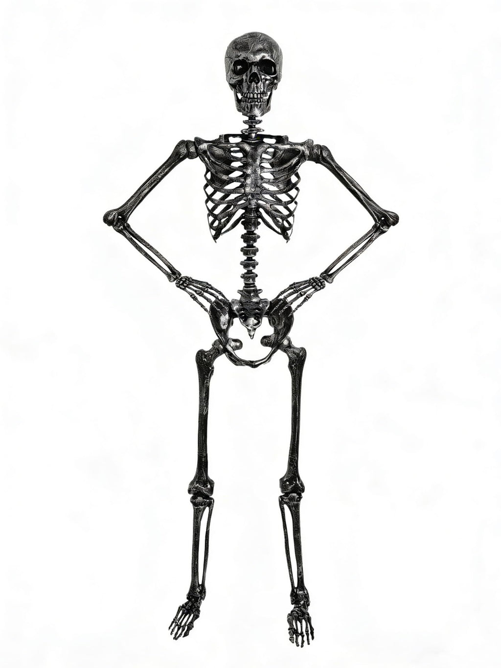5 FT Posable Black Skeleton T7894