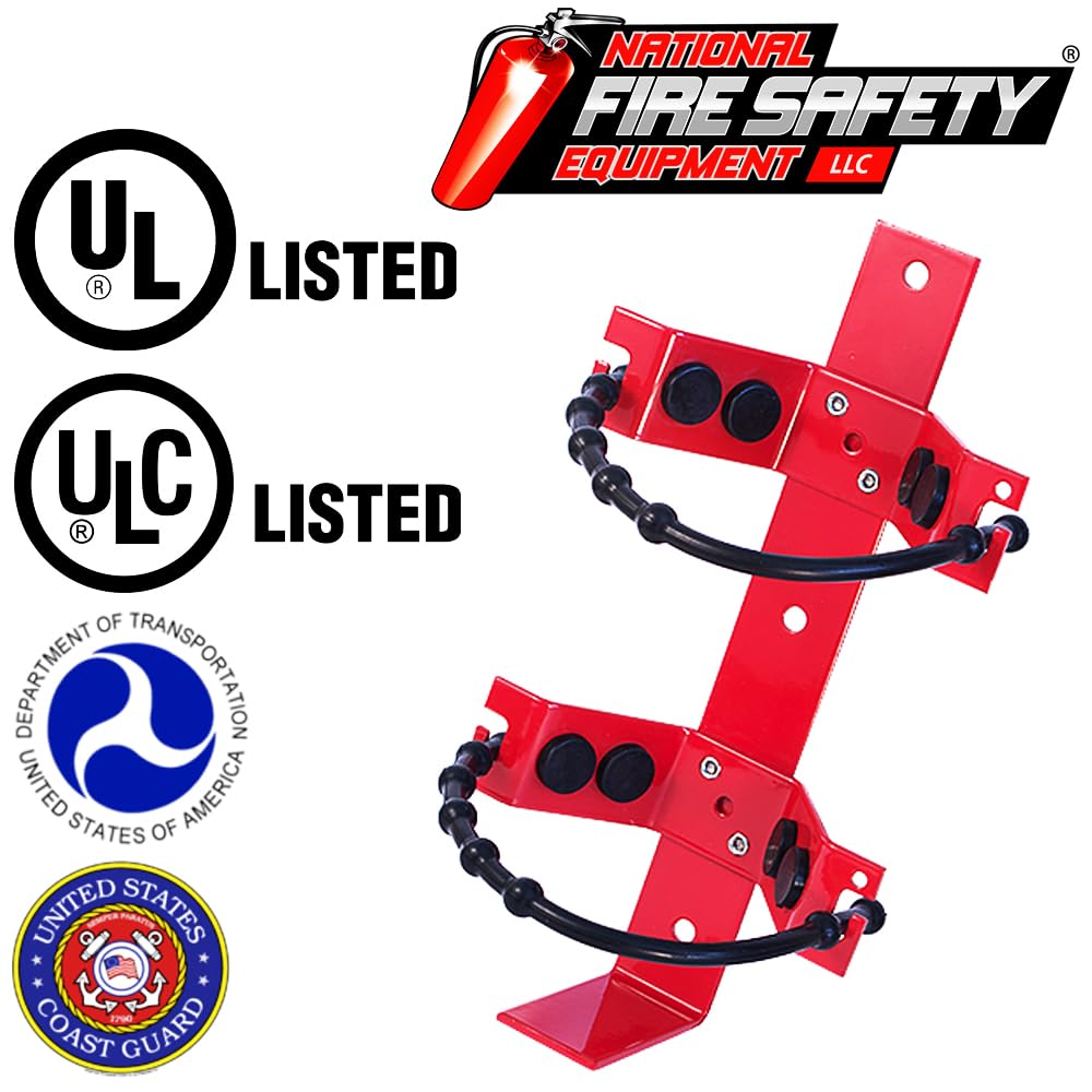 2.5 Lb Heavy Duty Boat Fire Extinguisher Bracket with Cords N95309
