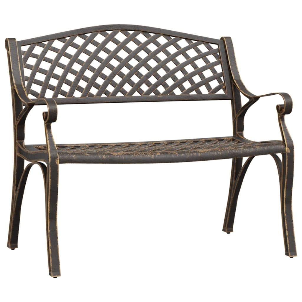 Bronze Cast Iron Garden Bench E45142
