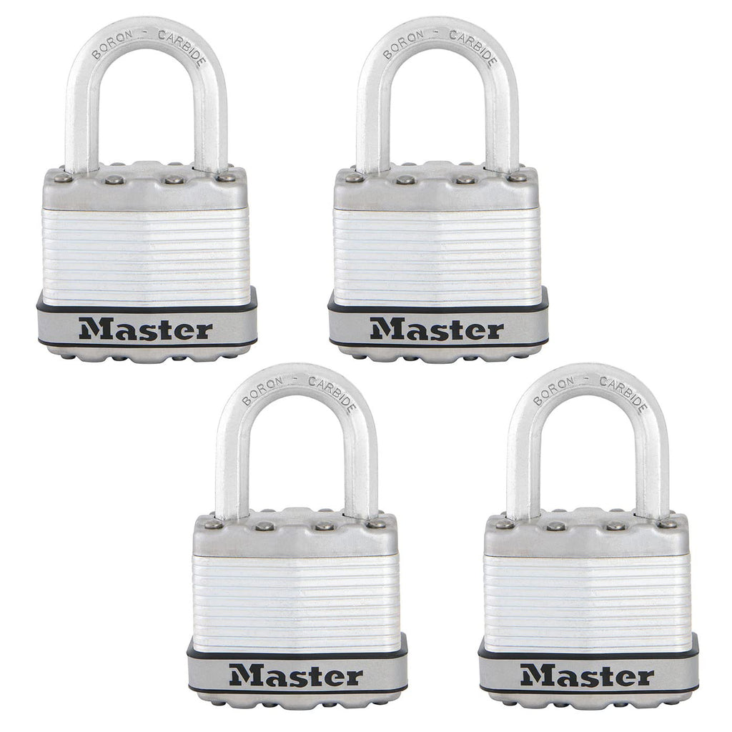 Heavy Duty Keyed-Alike Padlock 4 Pack Y5908
