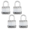 Heavy Duty Keyed-Alike Padlock 4 Pack Y5908