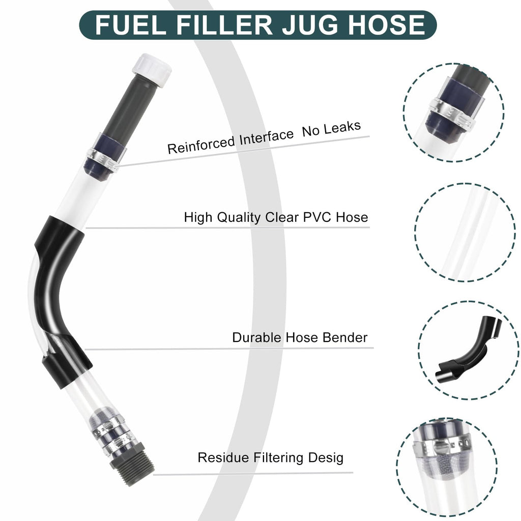 Gas Cans Fuel Jug Hose Kit 3 Pack Y552940