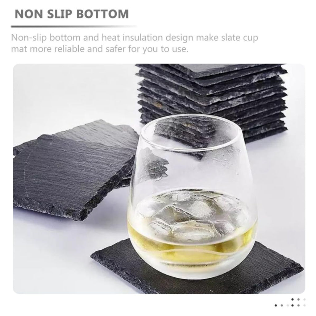 Natural Stone Coasters Set E260274