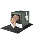X-Large Cat Litter Box with Litter Mat and Scoop M7757