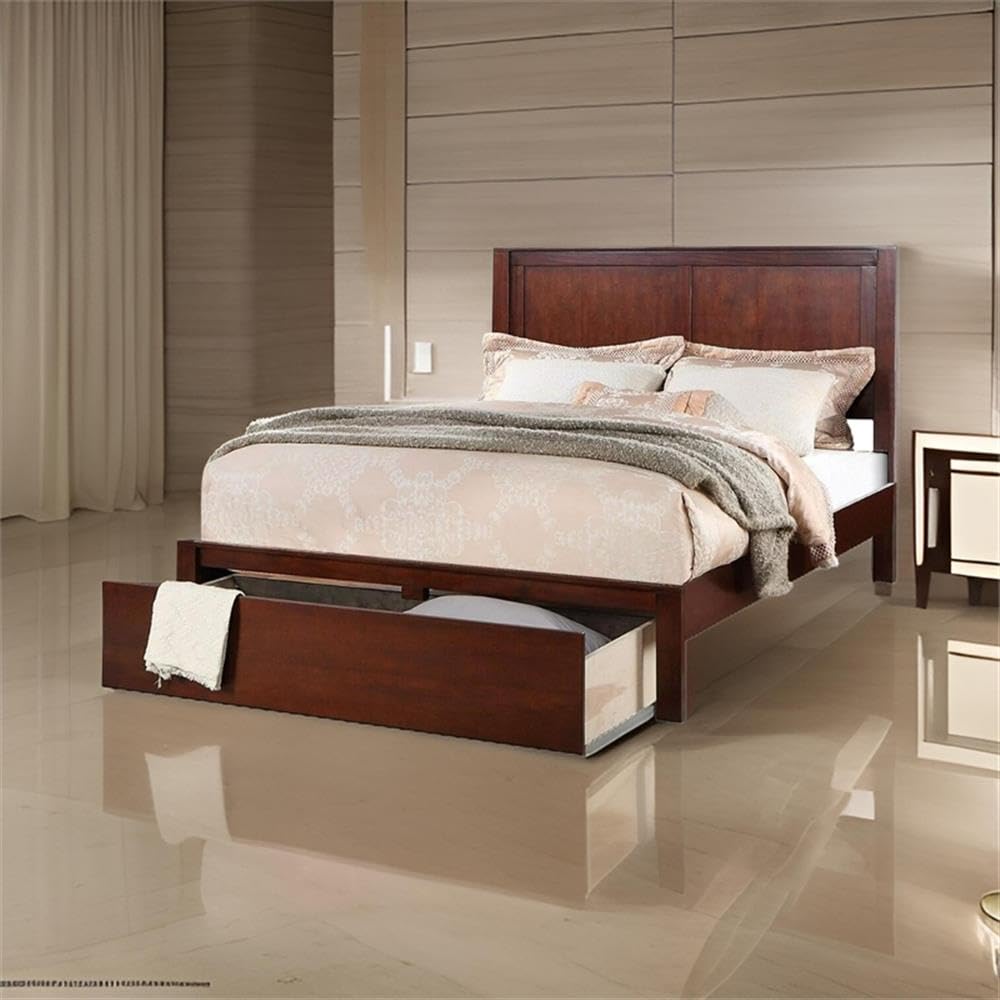 California King Panel Bed with Storage Drawers X730