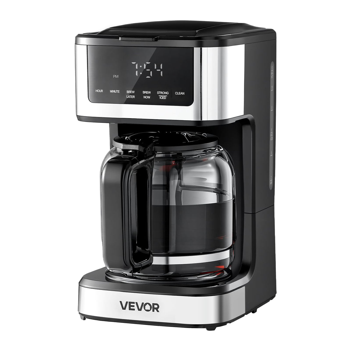 12 Cup Programmable Drip Coffee Maker with Touch Screen I7617