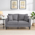 Light Gray 2 Seat Upholstered Sofa X8492
