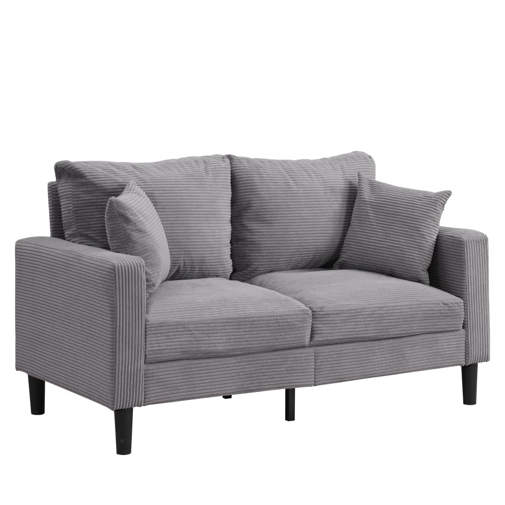 Light Gray 2 Seat Upholstered Sofa X8492