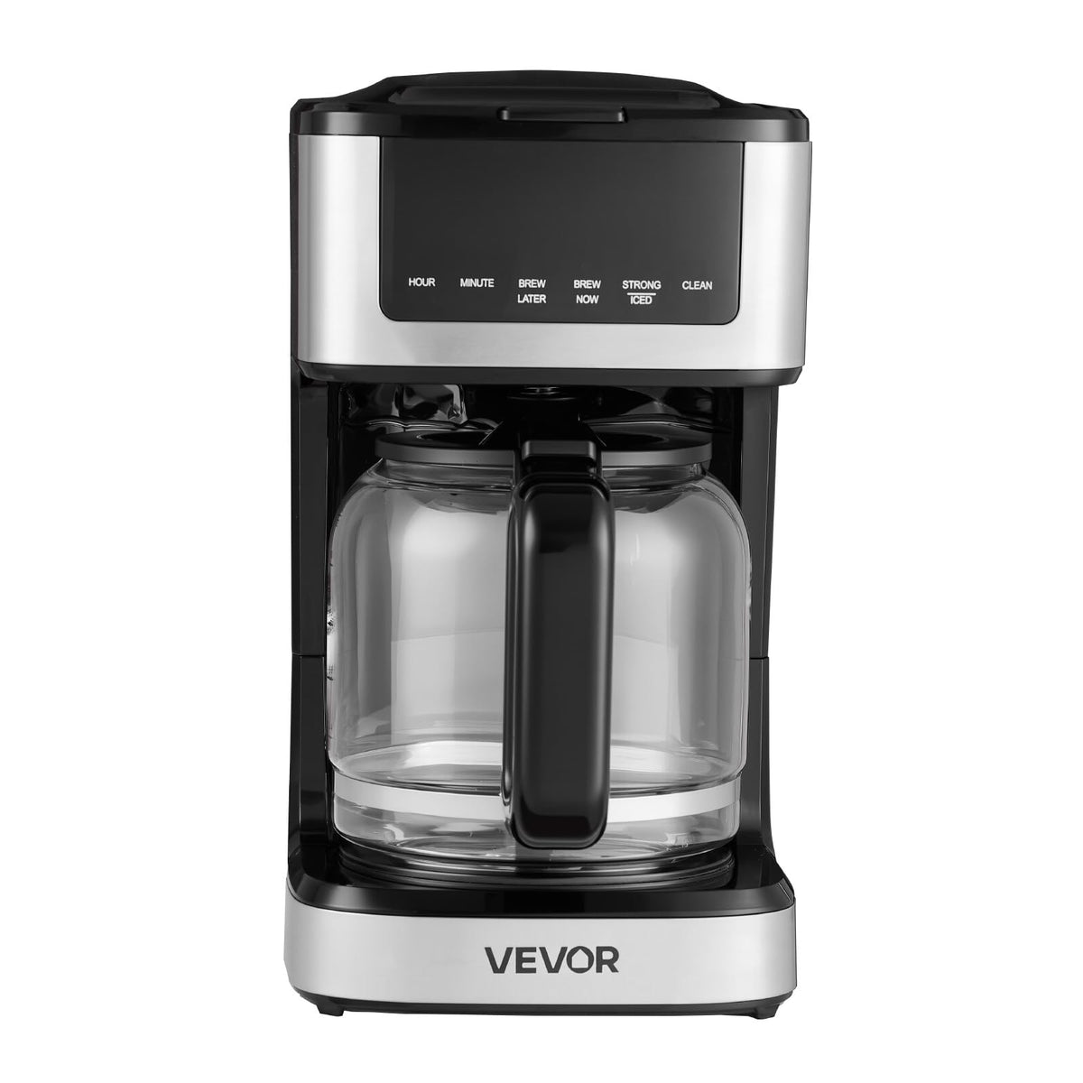 12 Cup Programmable Drip Coffee Maker with Touch Screen I7617
