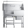 46" Stainless Steel Dog Washing Station with Removable Left Ramp & Storage Drawer L40179