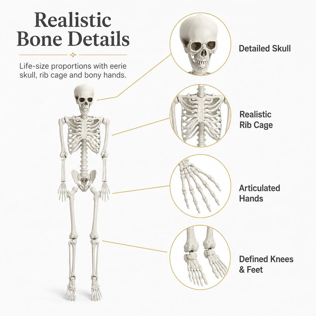 5.4 FT Poseable Skeleton S767453