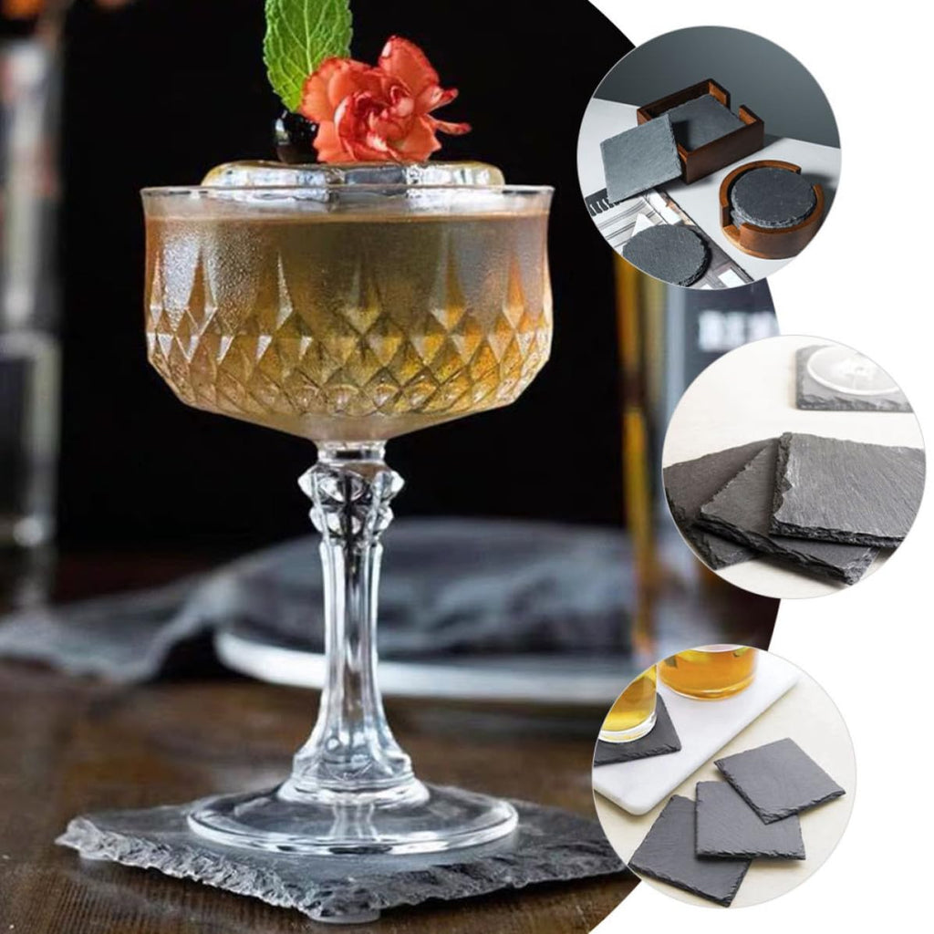 Natural Stone Coasters Set E260274