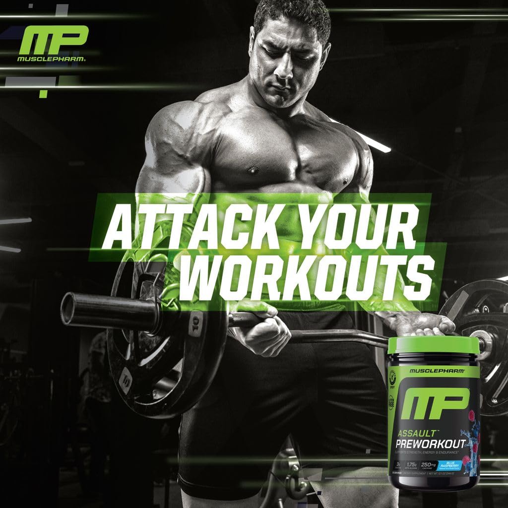 Blue Raspberry PreWorkout Powder 30 Servings O145696