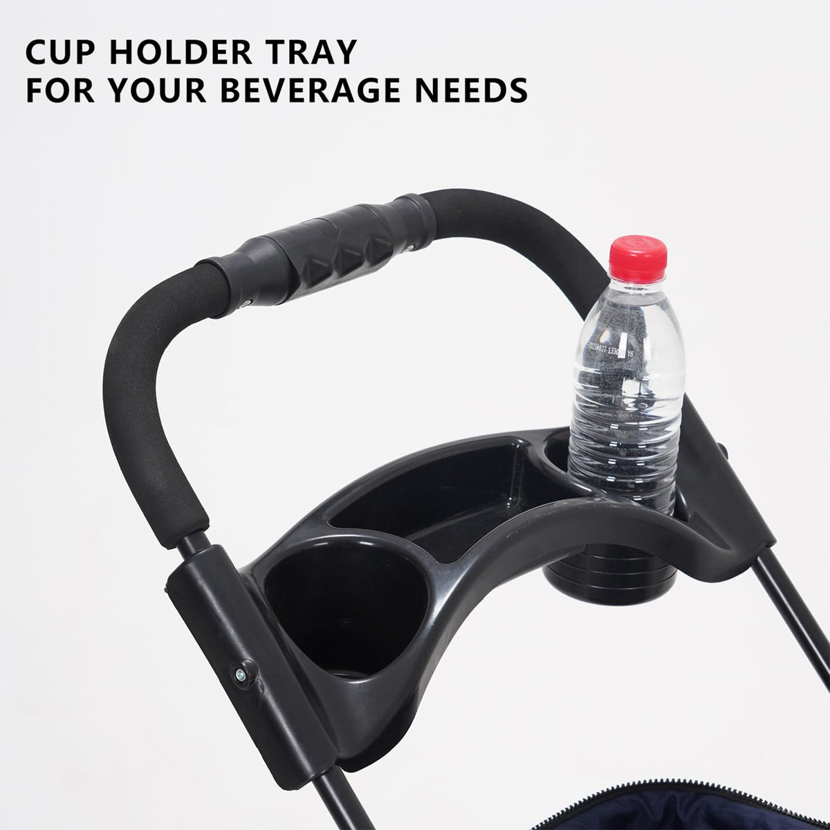 Pink Pet Stroller with Detachable Carrier P632479