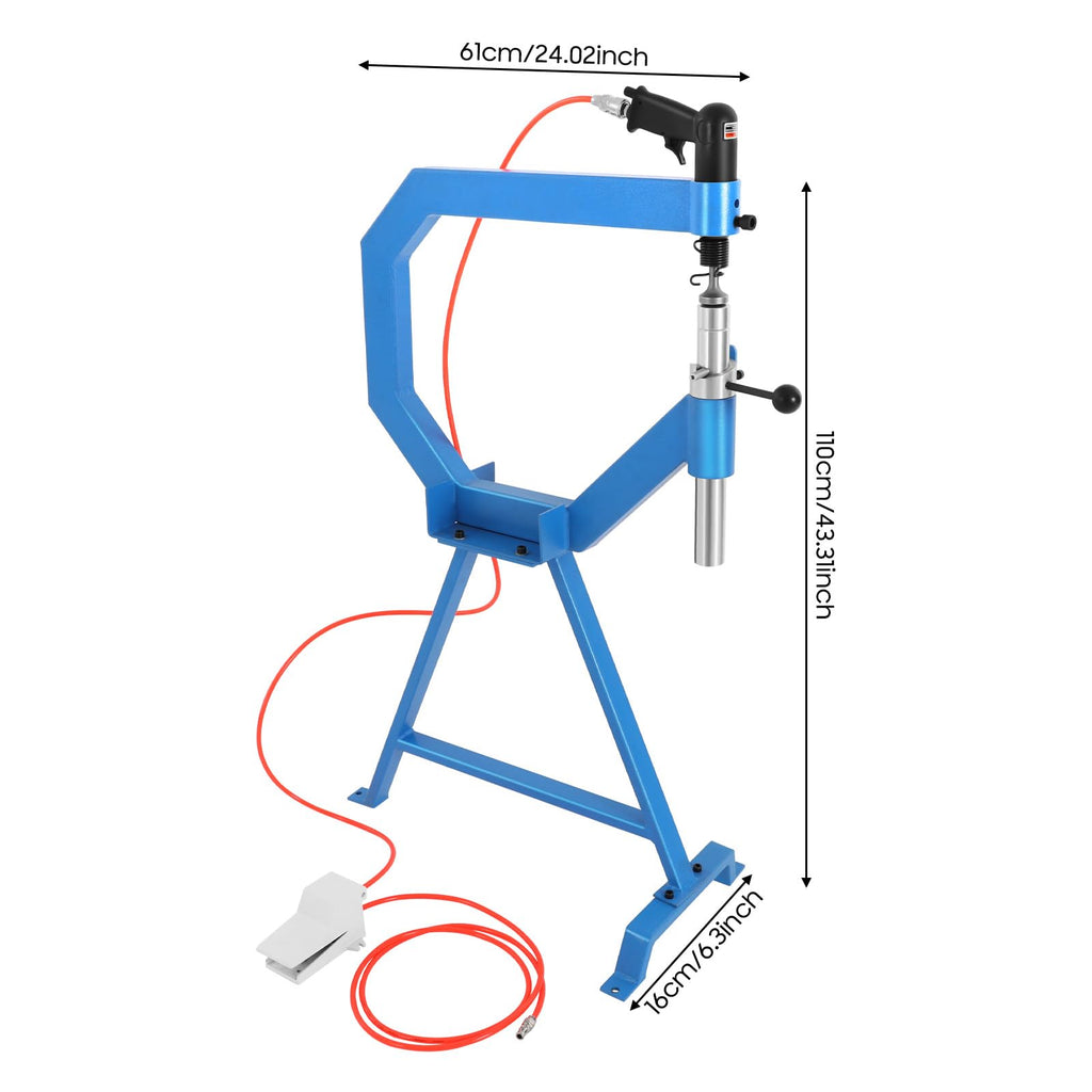 Pneumatic Planishing Hammer with Pedal & Stand K290
