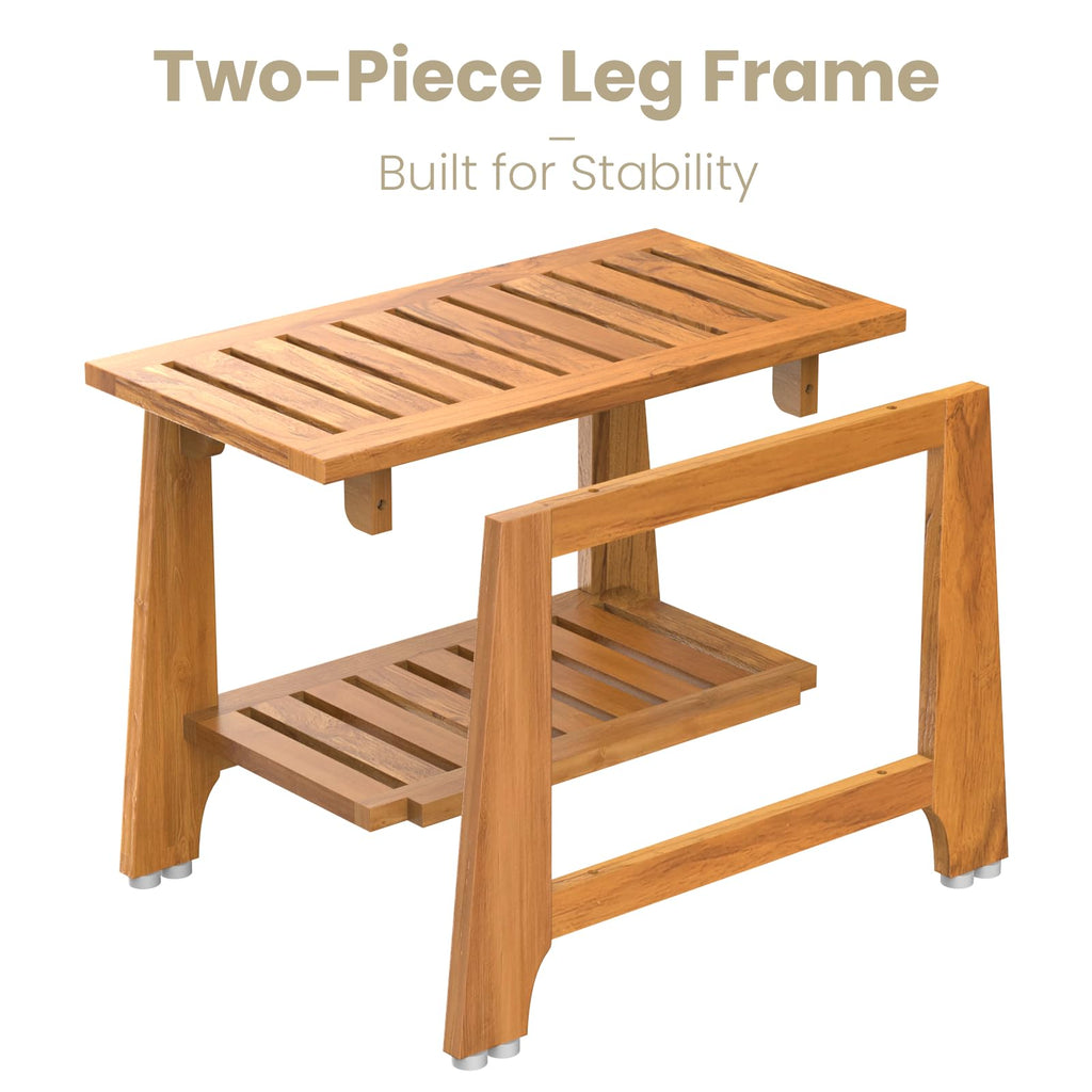 30" Teak Shower Bench R2337