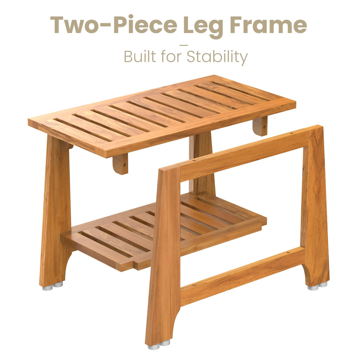 30" Teak Shower Bench R2337
