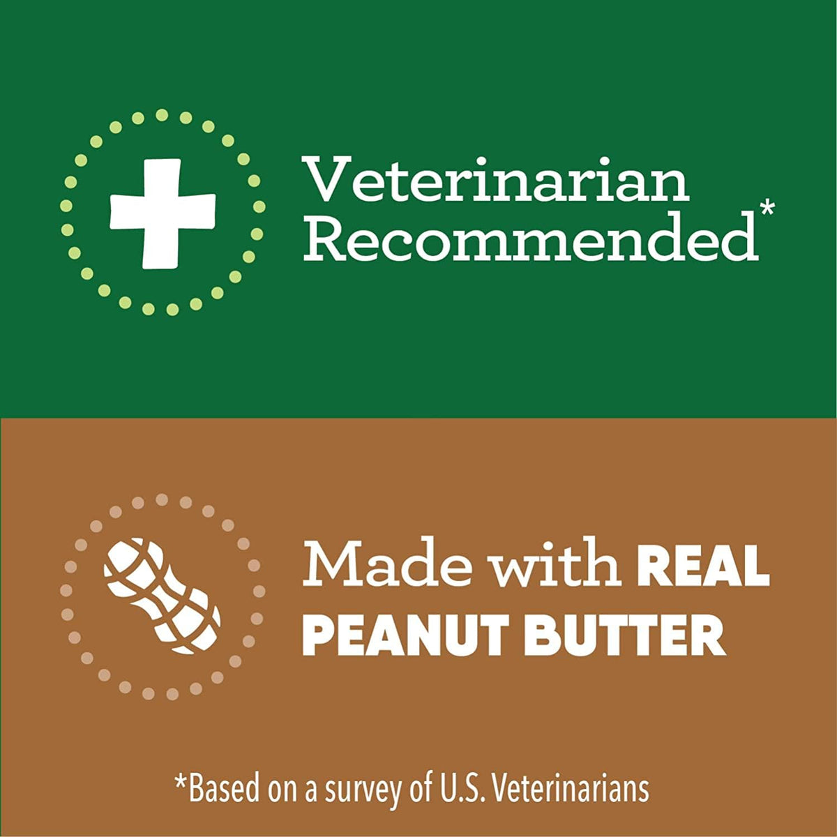Real Peanut Butter Flavor Dog Treats 9.6 Ounces M739