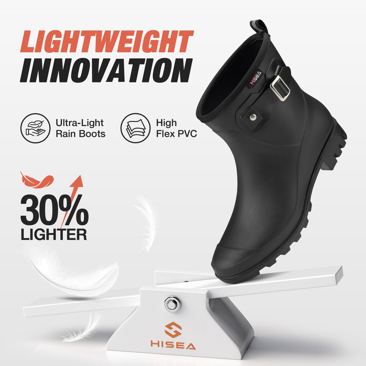 Waterproof Short Ankle Rubber Rain Boots U295