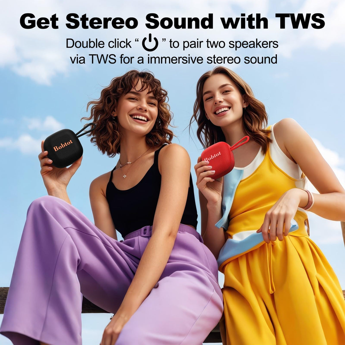 Black Portable Bluetooth Speaker L681328