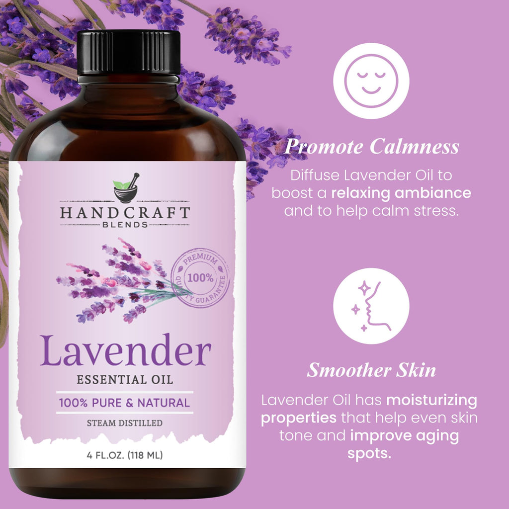 Lavender and Lemon Essential Oils 2 x 4 Fl Oz G18928