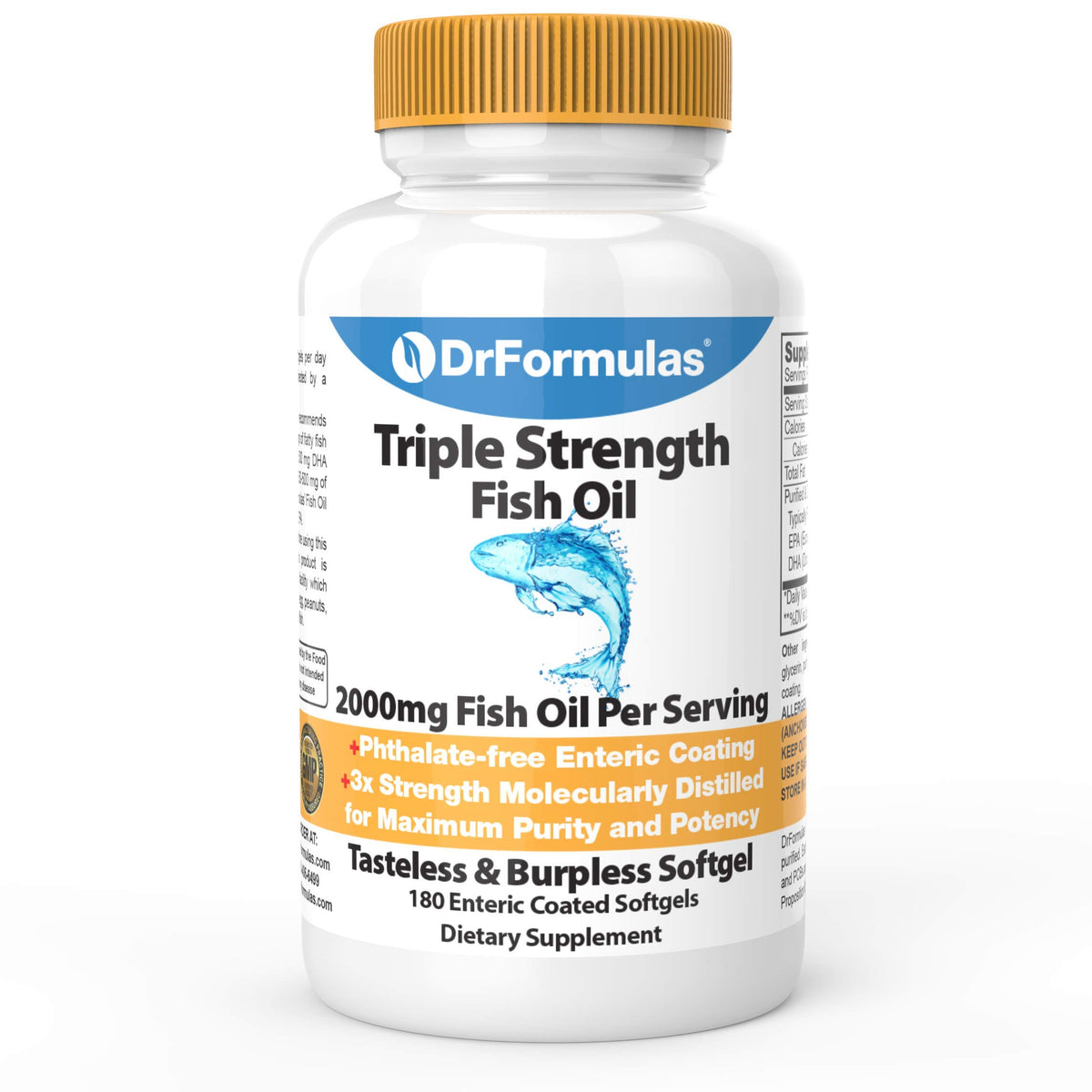 2000mg Omega 3 Fish Oil Softgels Z435