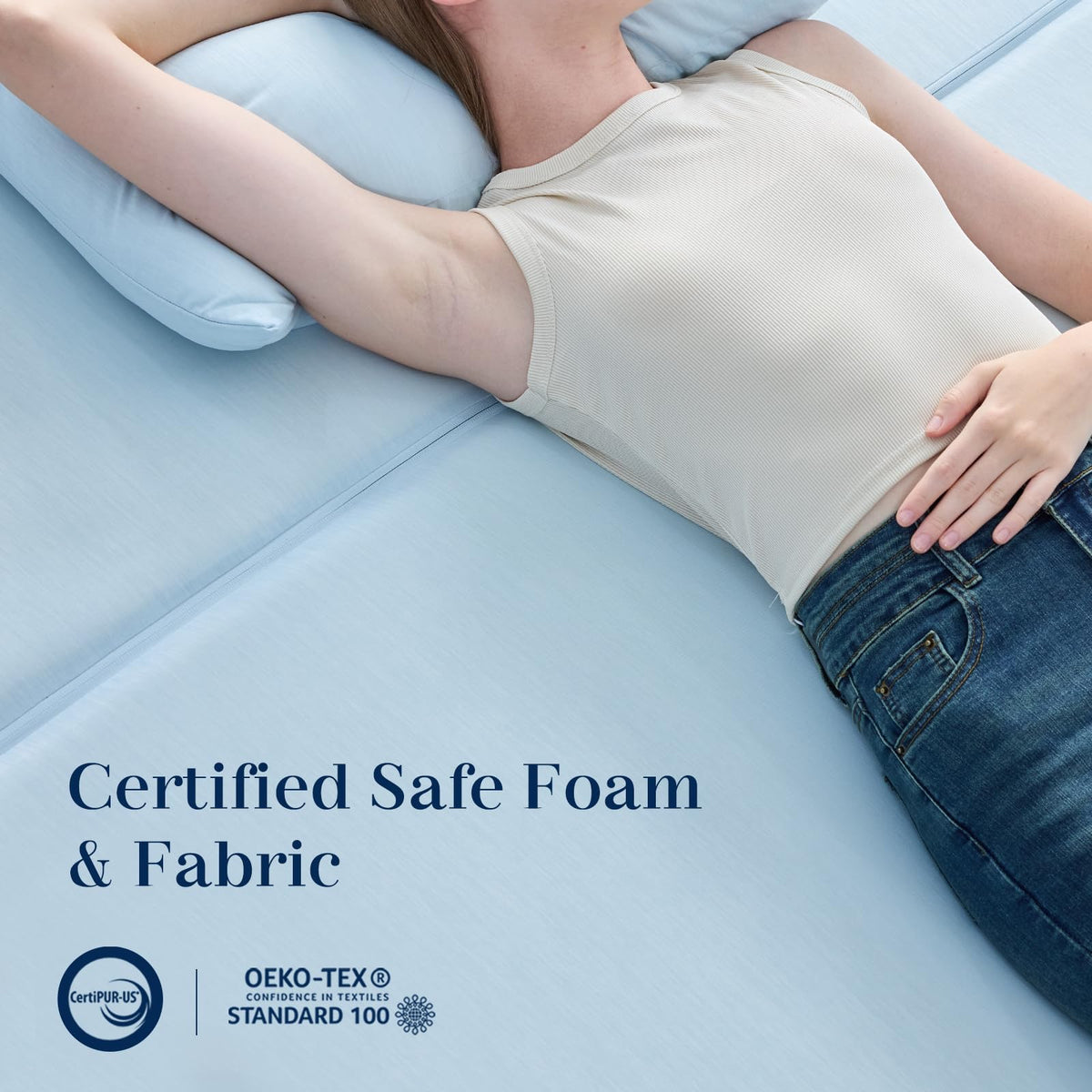 6 Inch Cooling Memory Foam Folding Mattress X94630