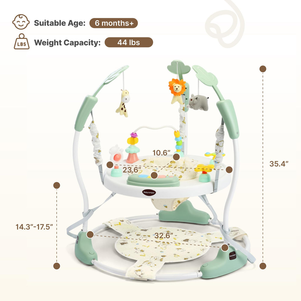 Green 3-in-1 Baby Jumper Activity Center W85297