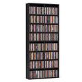 Black 16 Shelf CD DVD Rack X2115