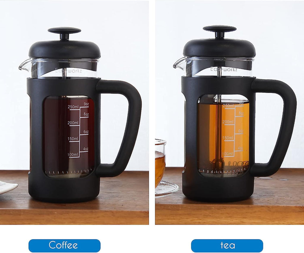 12 oz French Press Coffee Tea Maker with Measuring Coffee Spoon J848527
