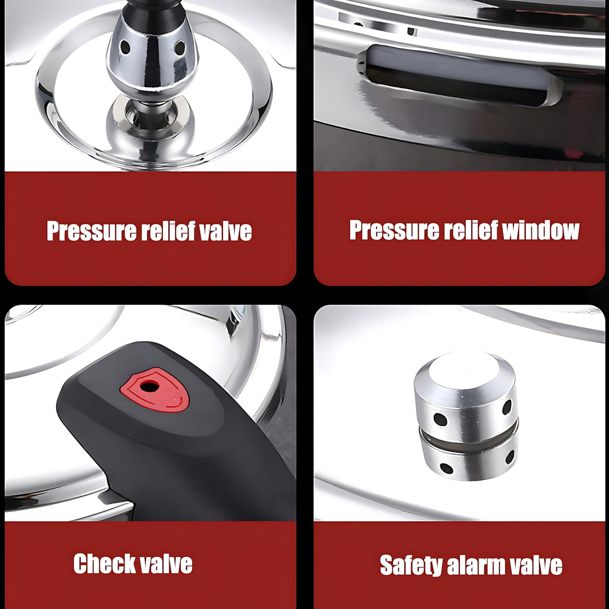 Stainless Steel 80KPA 3L Pressure Cooker S63243