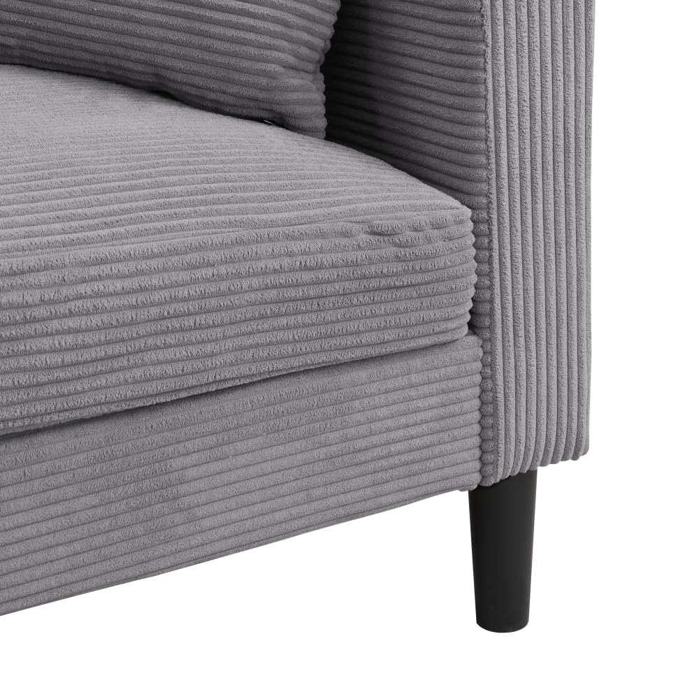 Light Gray 2 Seat Upholstered Sofa X8492