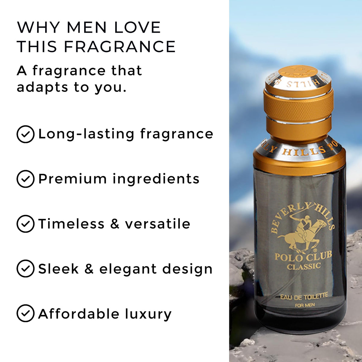 Eau De Toilette Spray Fresh Woody Fragrance 3.40fl.oz / 100ml A49490