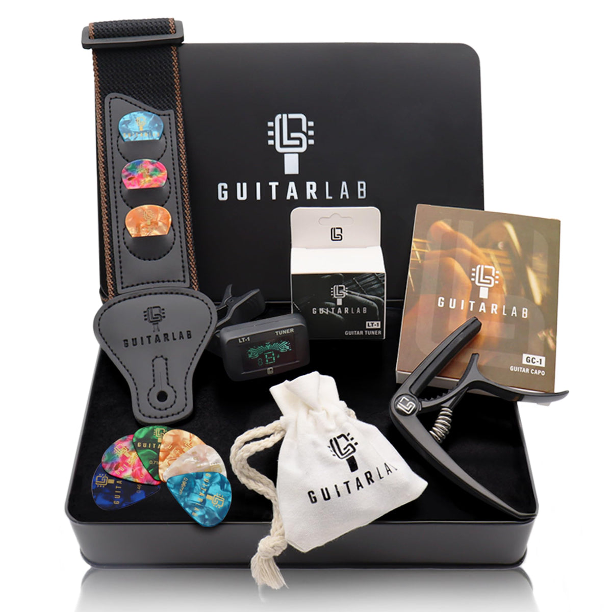 Guitar Accessories Kit - Strap, Capo, Tuner & Picks V243851