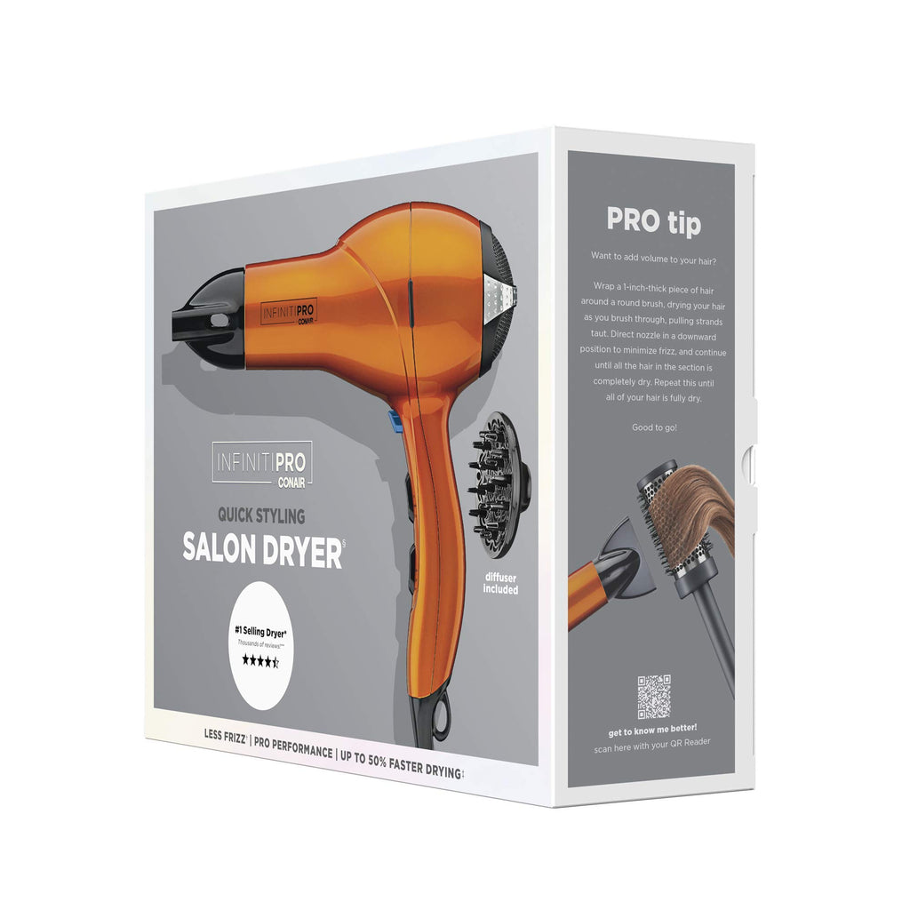 1875W Salon Performance AC Motor Hair Dryer C6158