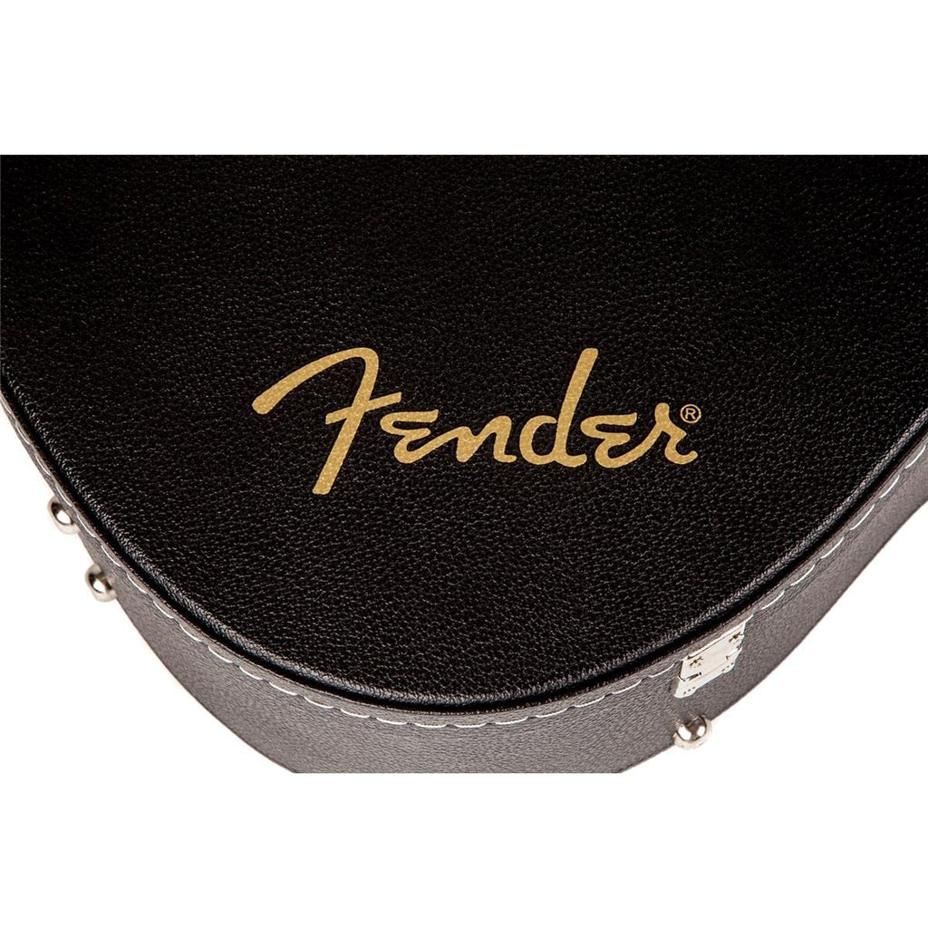 Black Flat-Top Dreadnought Acoustic Guitar Case with 1-inch Foam Padding L3263