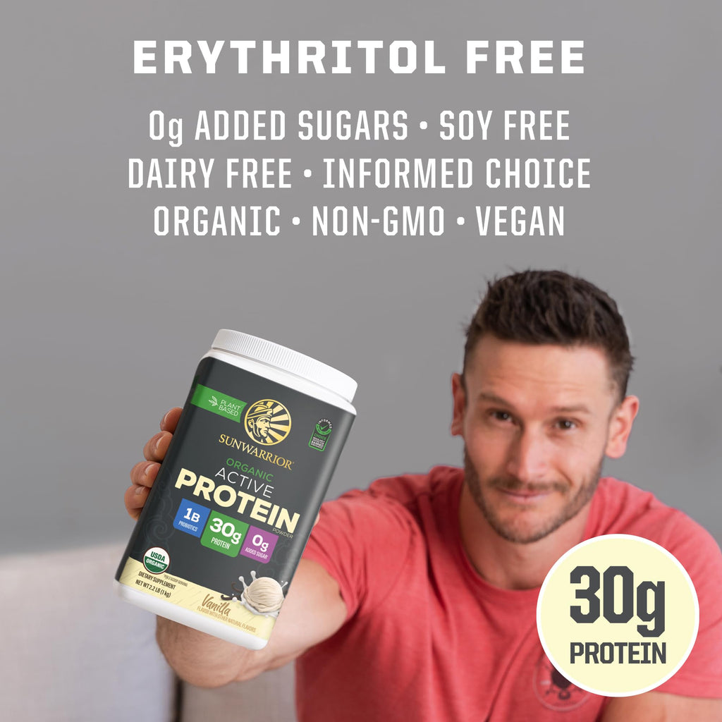 Organic Plant Based Protein Powder, Vegan, Vanilla, 20 Servings G27948