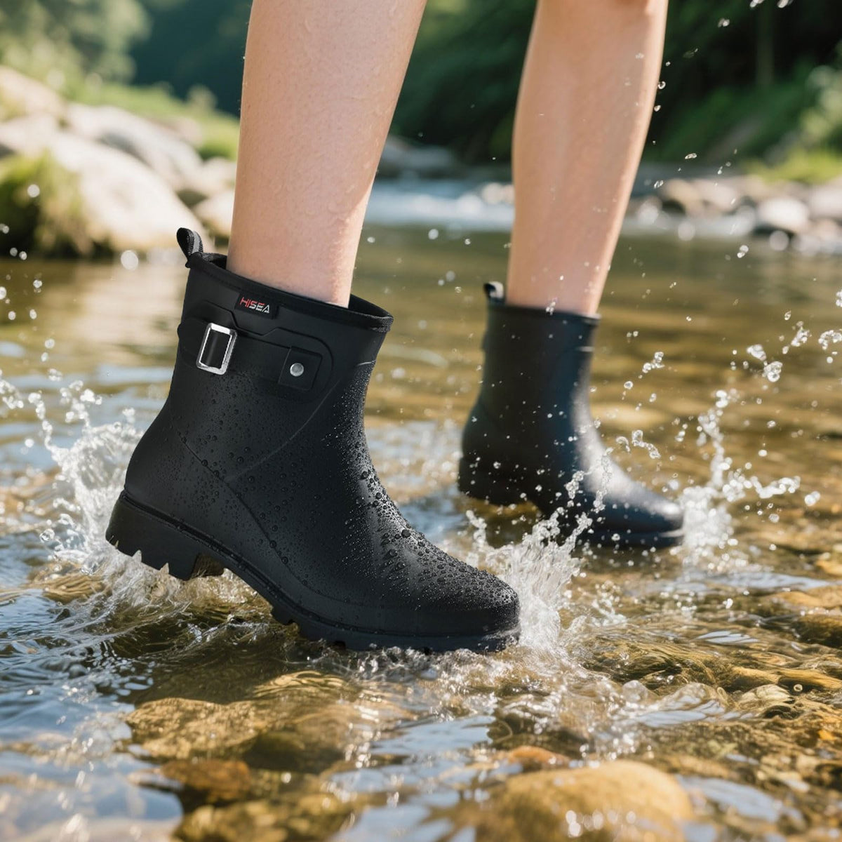 Waterproof Short Ankle Rubber Rain Boots U295